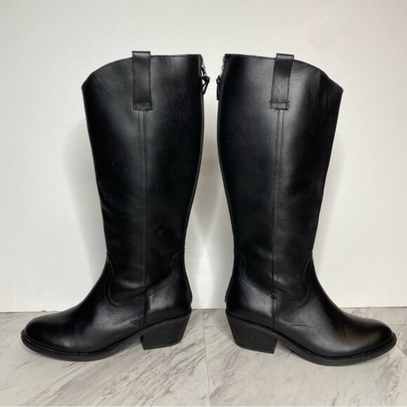 Sofft Astoria Black Leather Tall Boot 8M - Picture 7 of 15
